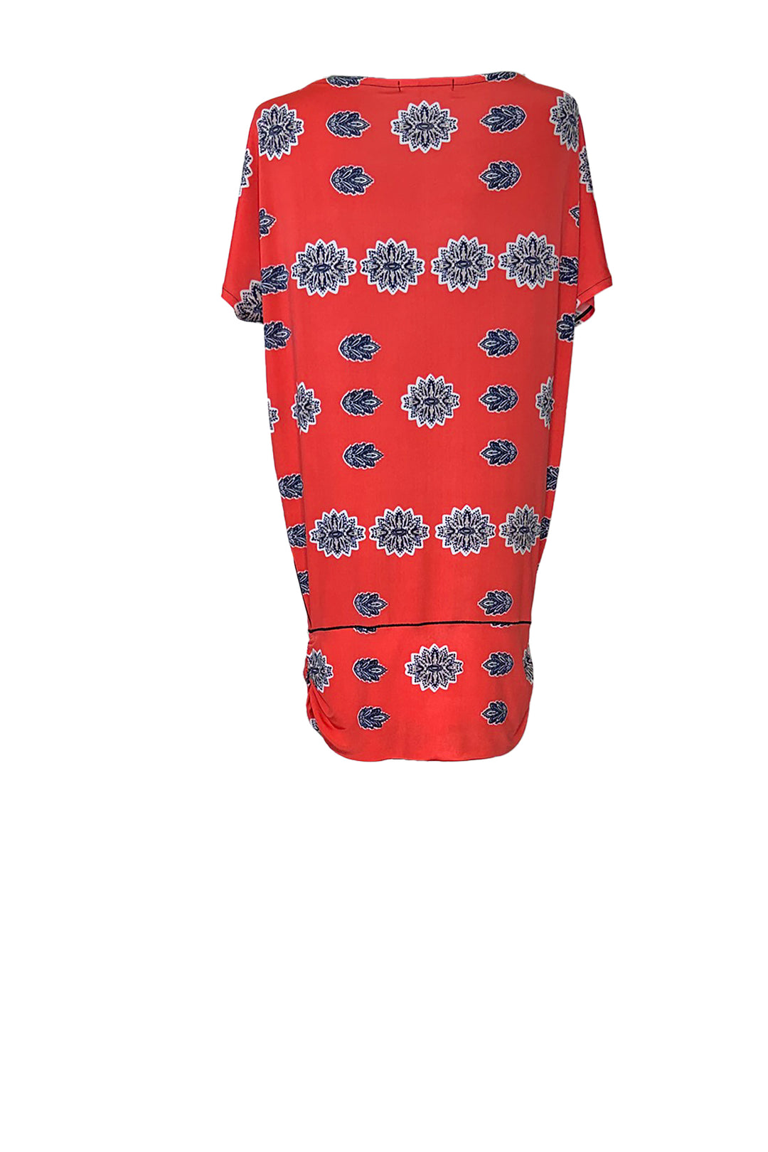Short Sleeve Loose Ruched Top