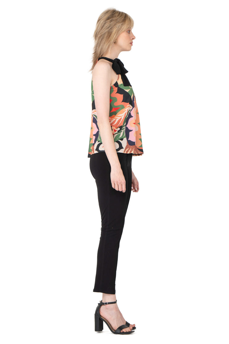 Neck Tie Loose Top