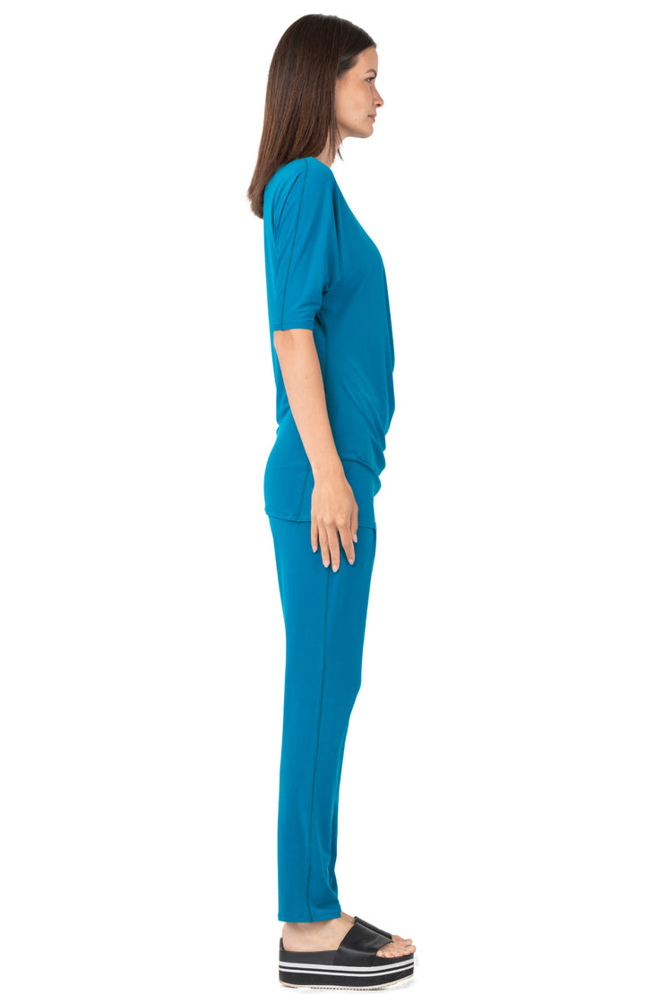 Draped One Shoulder Top