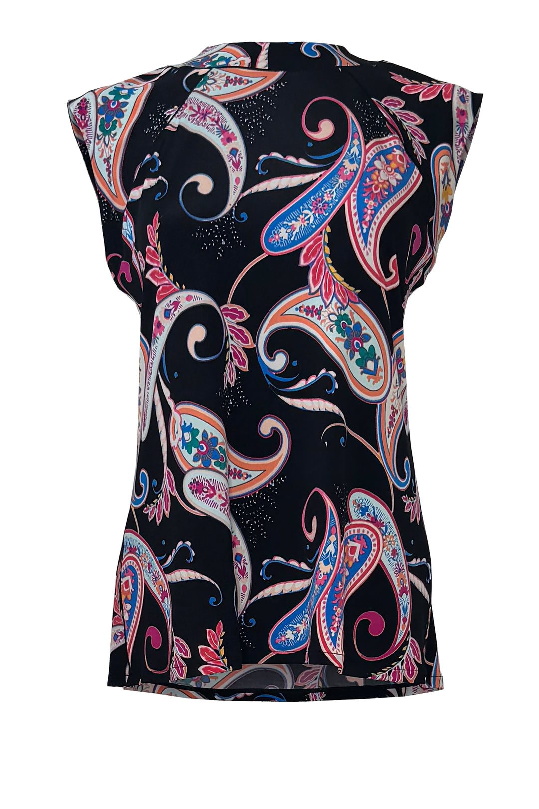Cap Sleeve Tie-Back Neck Single Layer Top