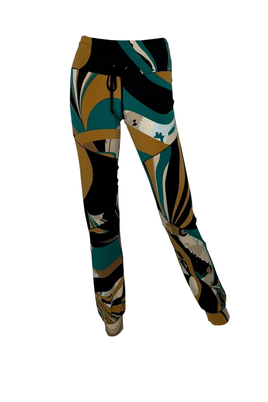 ACTIVE LINE DRAW STRING COLOR BLOCK/CUFF PANTS