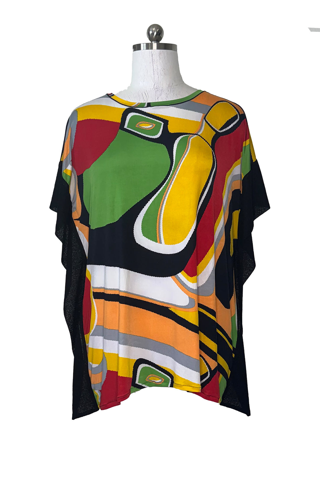 Square banded tunic