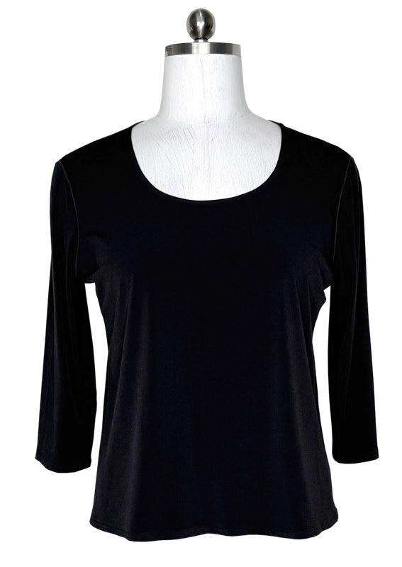 3/4 sleeve single layer tunic