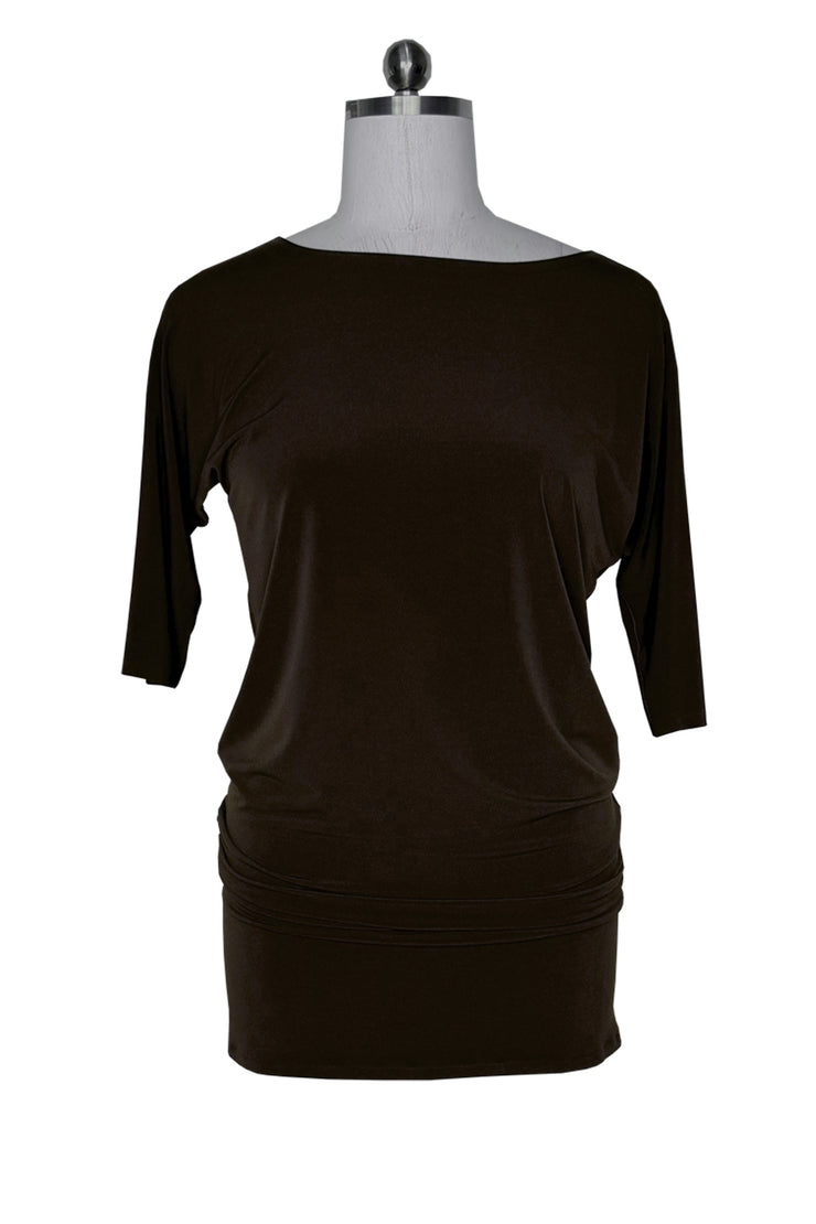 3/4 dolman sleeve single layer dress