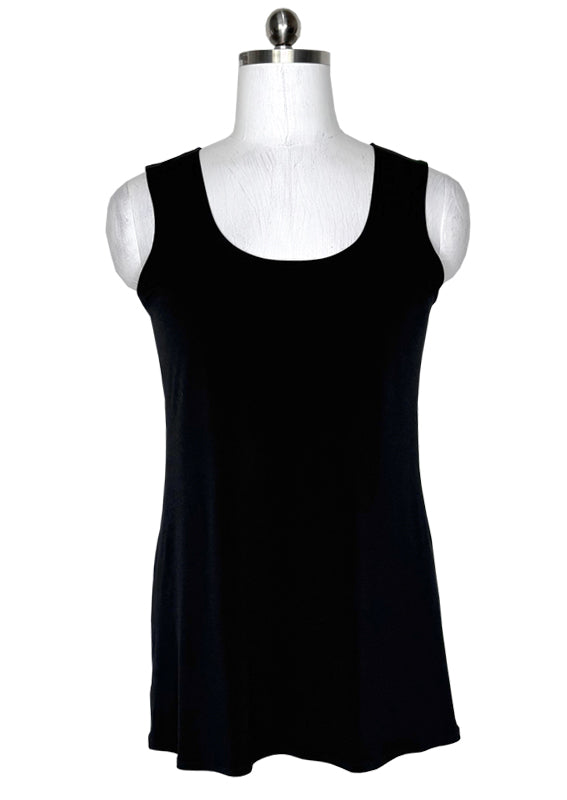 Sleeveless single layer A line tunic