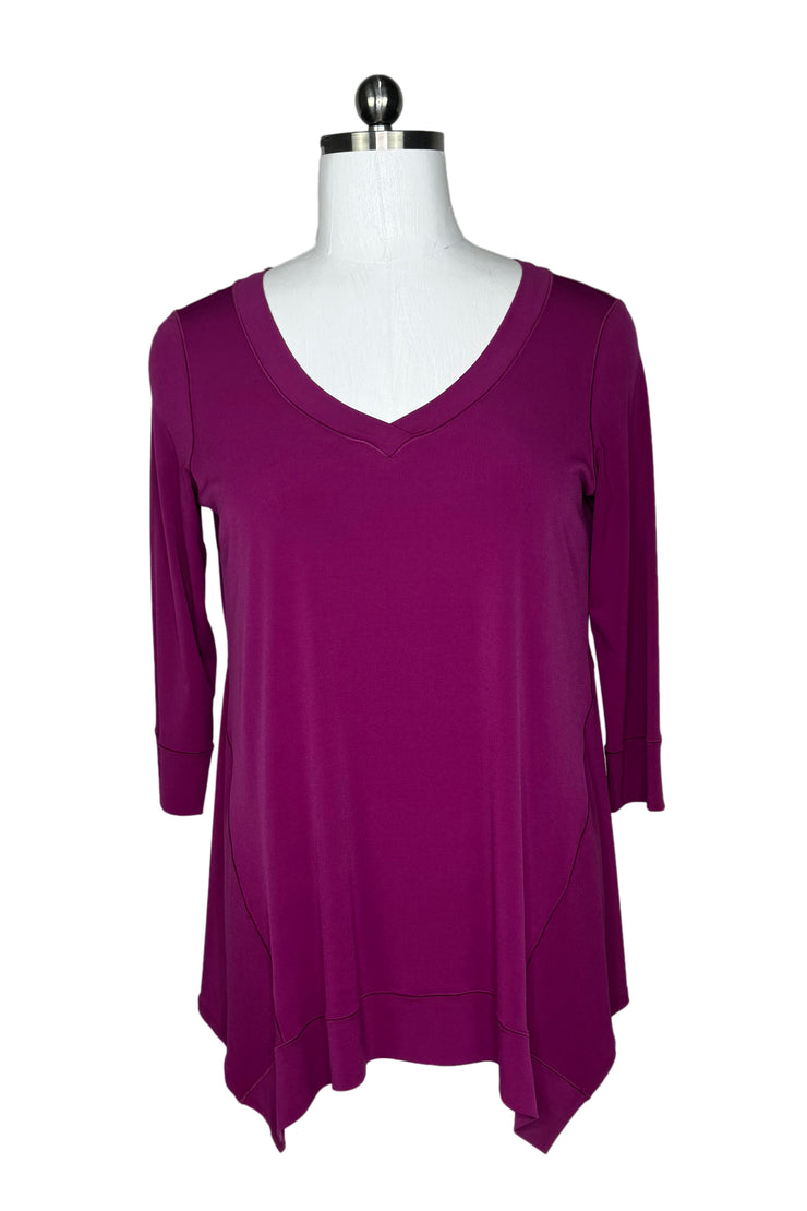 3/4 sleeve arc tunic