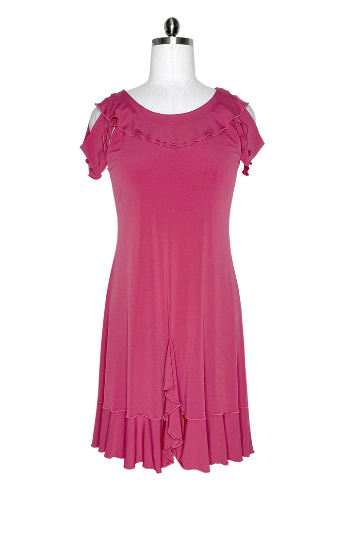 Ruffle double layer dress
