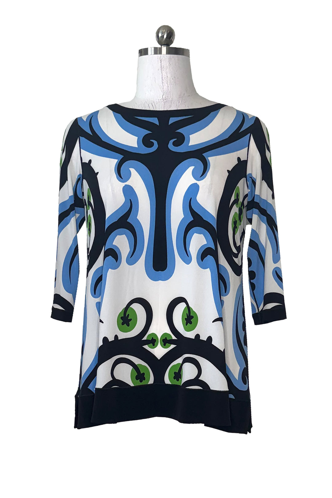 3/4 sleeve single layer tunic