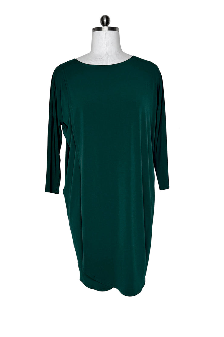 Long sleeve layered wedge dress