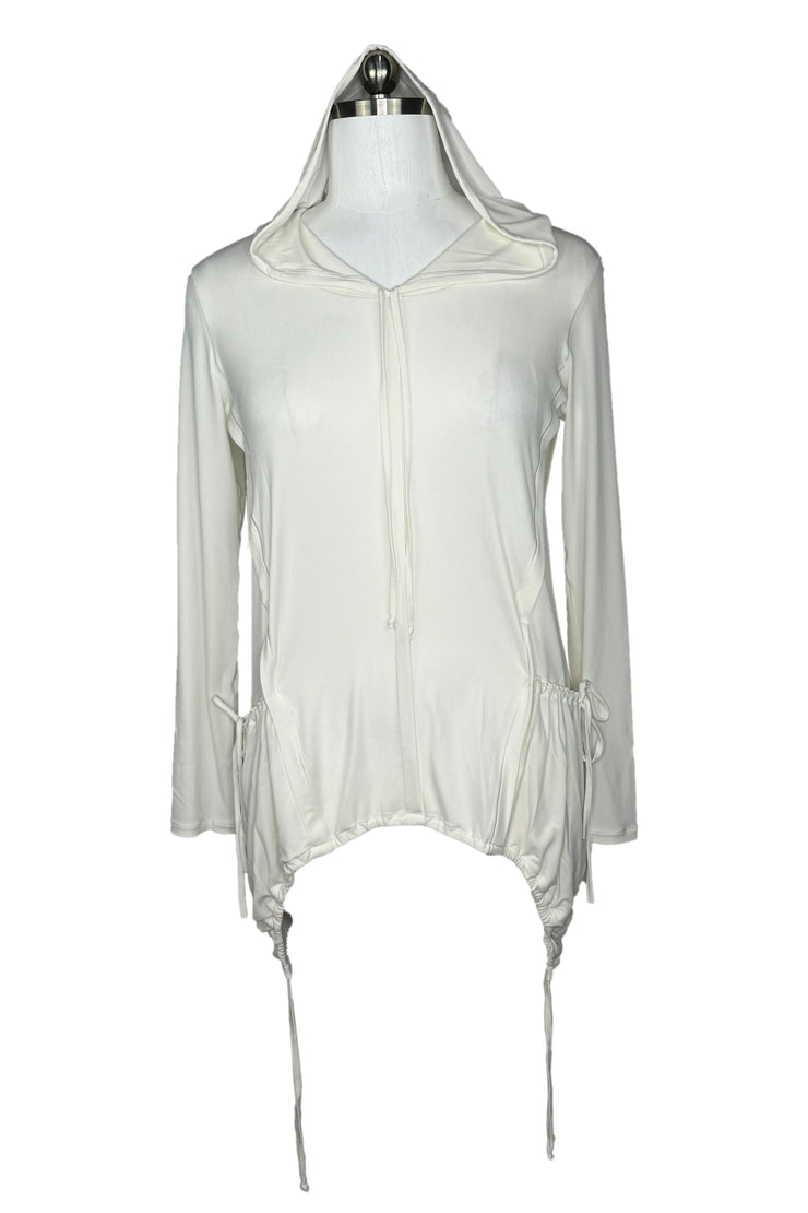 Side pockets hoodie tunic