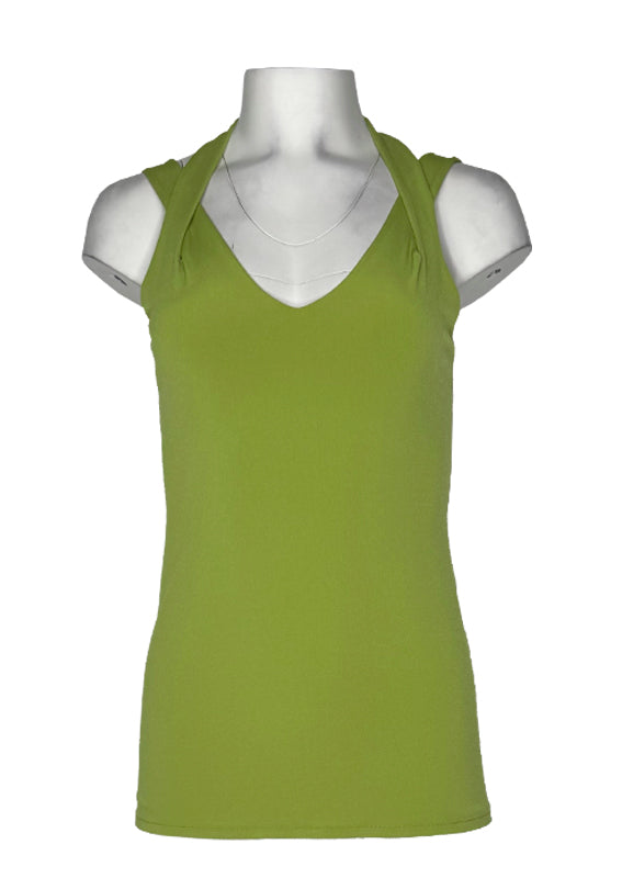 Sleeveless double strap top