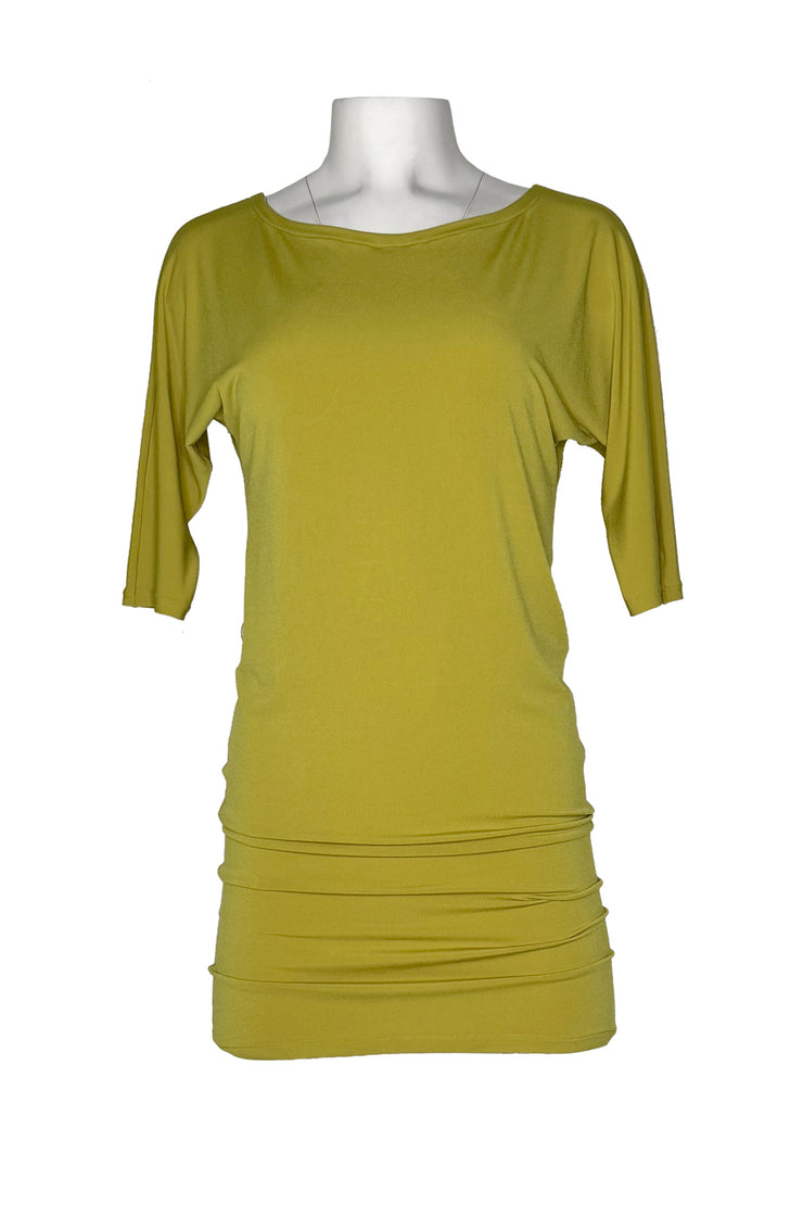 3/4 dolman sleeve single layer dress