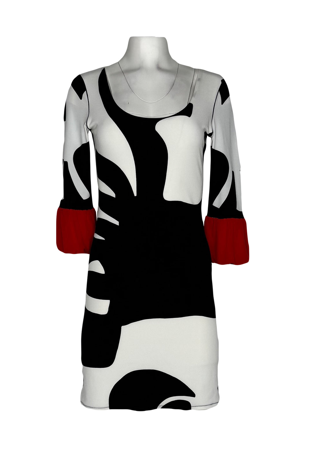 3/4 sleeve double layer dress
