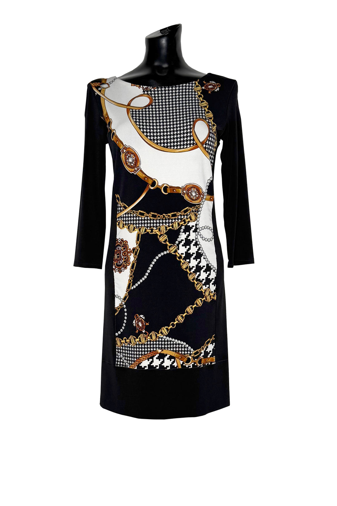 3/4 sleeve double layer dress
