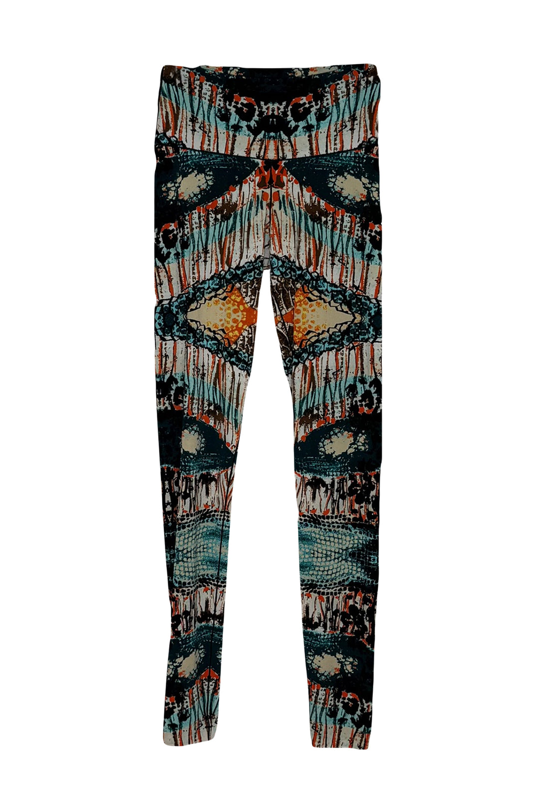 Elastic waistband double layer leggings