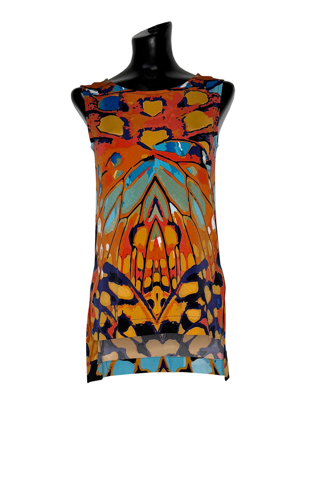 High low single layer tunic