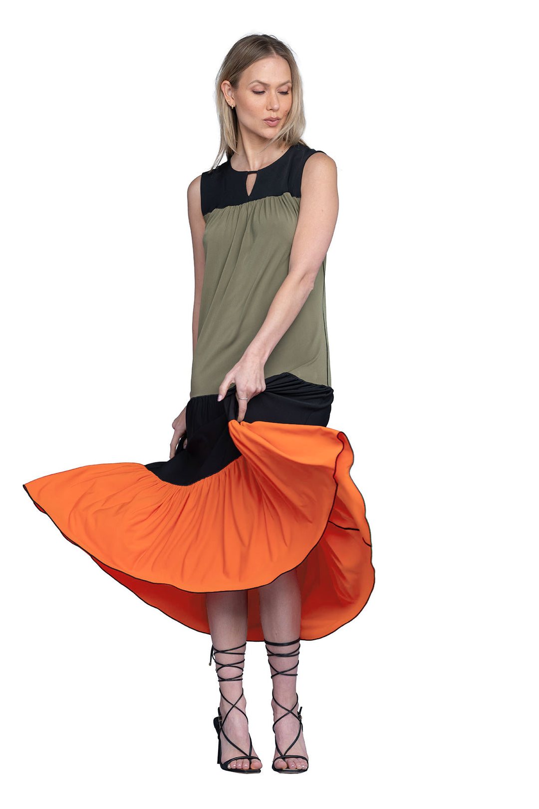 Yoke Tier Dress
