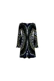 L/S Long A Line Wrap Dress