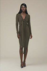 Long L/S Many Ways Dress-Solid Only