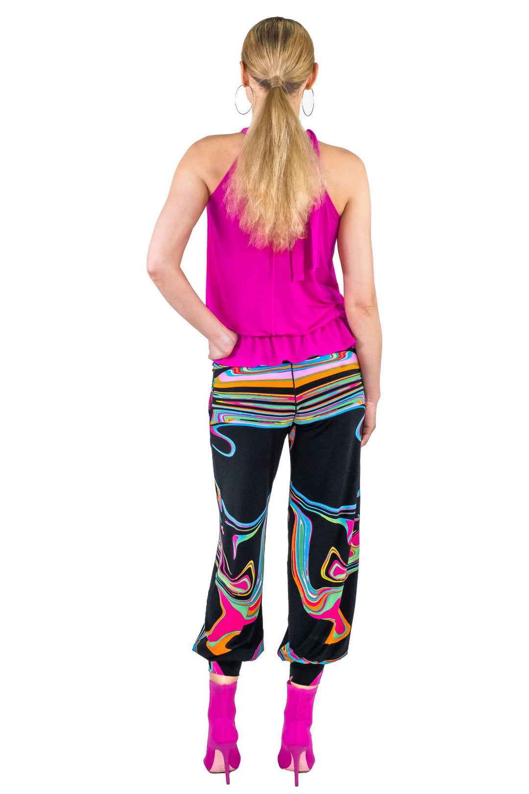 Drawstring Blouson Top