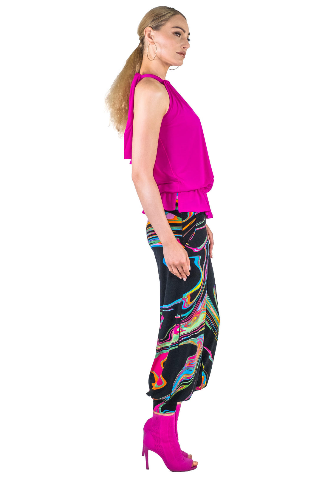 Drawstring Blouson Top