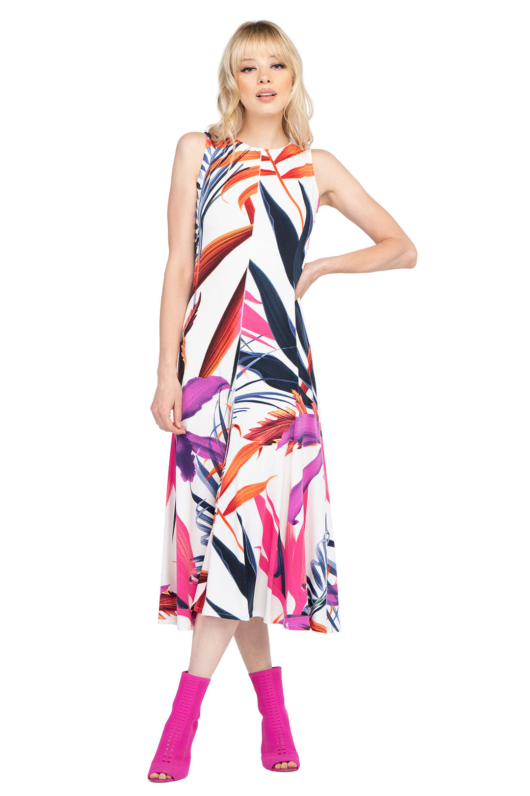Fit Flared Unlined Dress