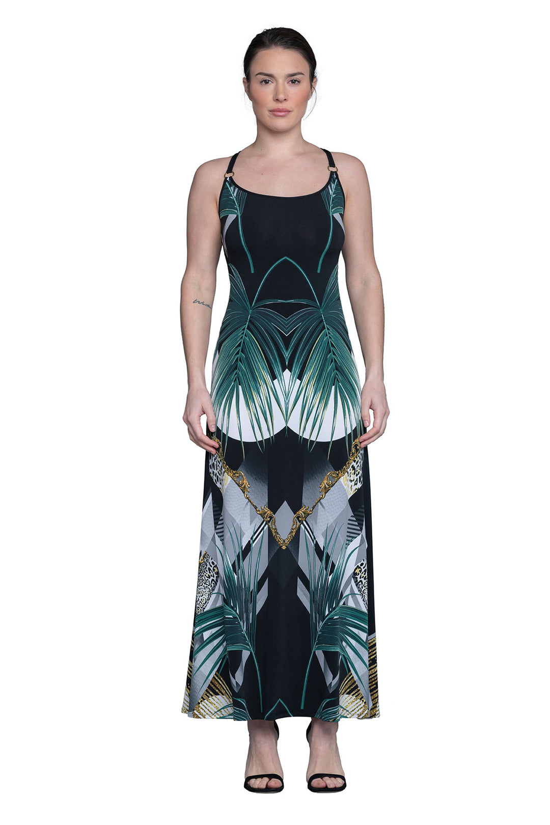 Ring Straps Long Dress