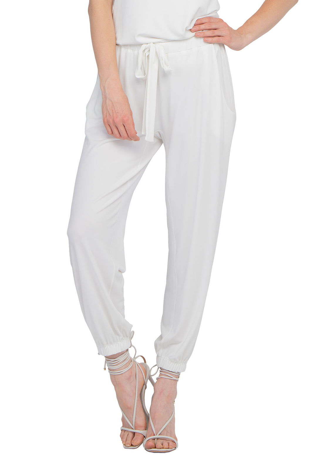 Pocket Tie Front Jogger