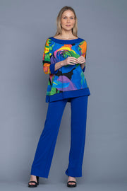 3/4 Sleeve Square Top/Tunic