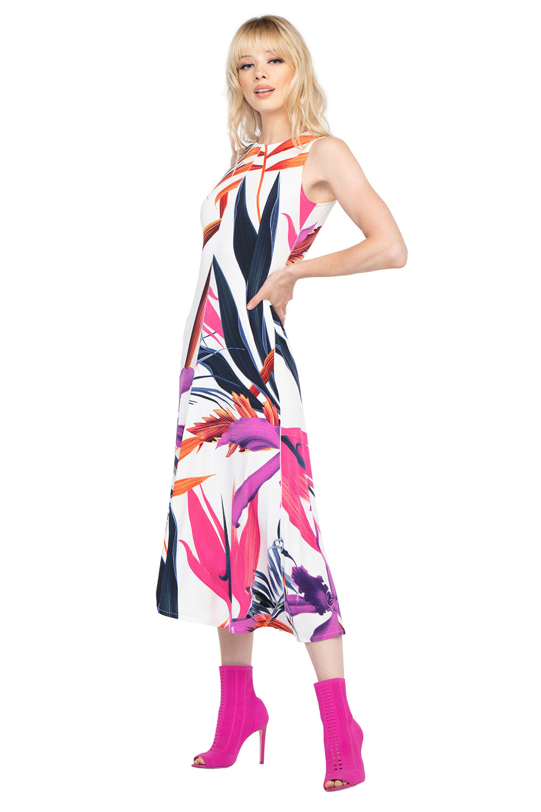 Fit Flared Unlined Dress