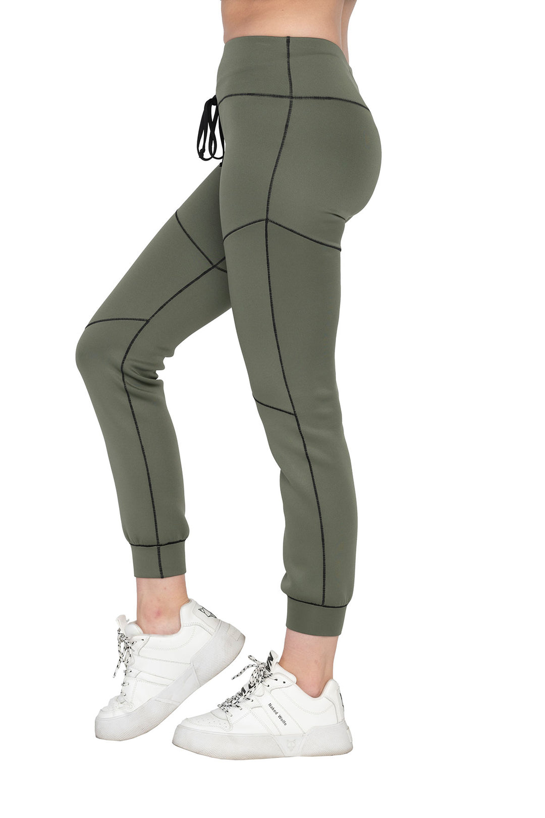 Color Block Cuff Pants