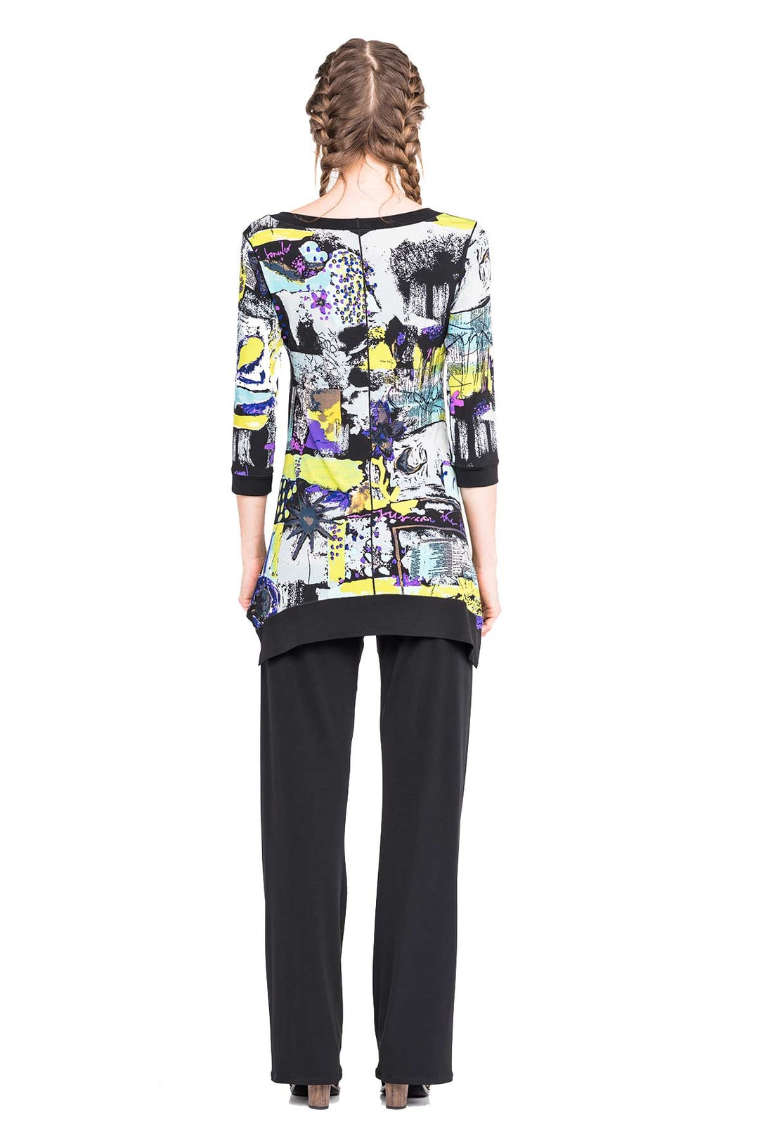 3/4 SL Hanky Banded Tunic