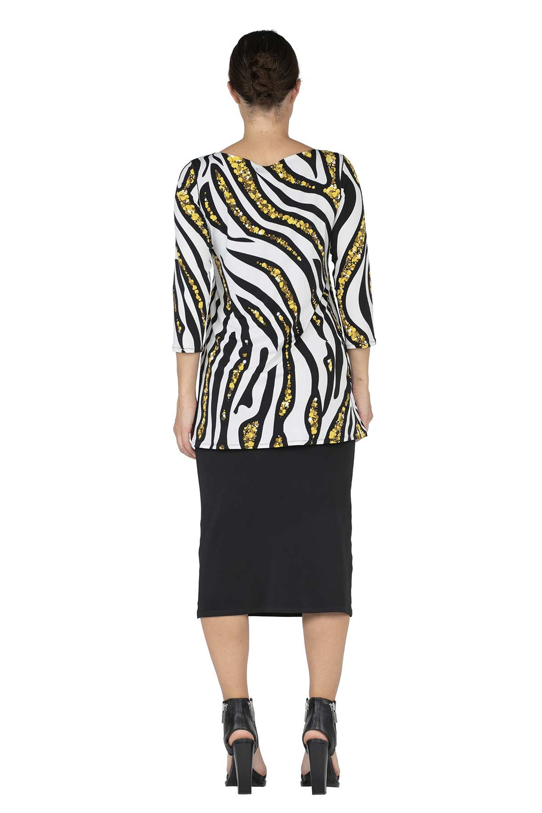 3/4 SLV Side Grommet Tunic