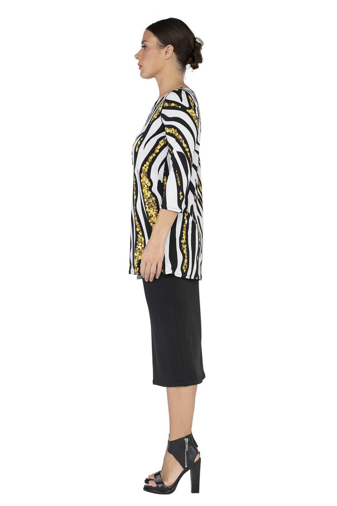 3/4 SLV Side Grommet Tunic