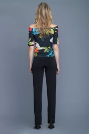 Wide Bateau Short Sleeve Top