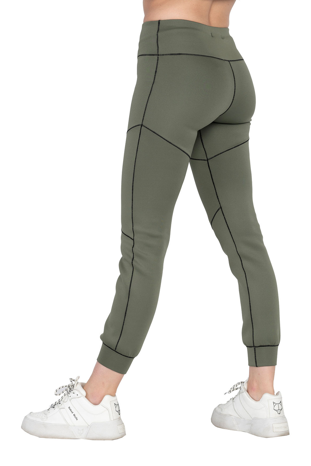 Color Block Cuff Pants