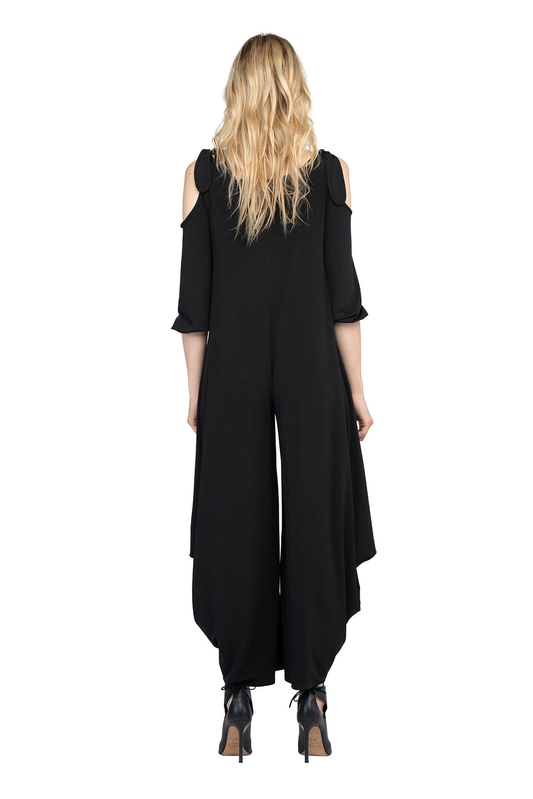 Shoulder Ties Pull-on Jumpsuit