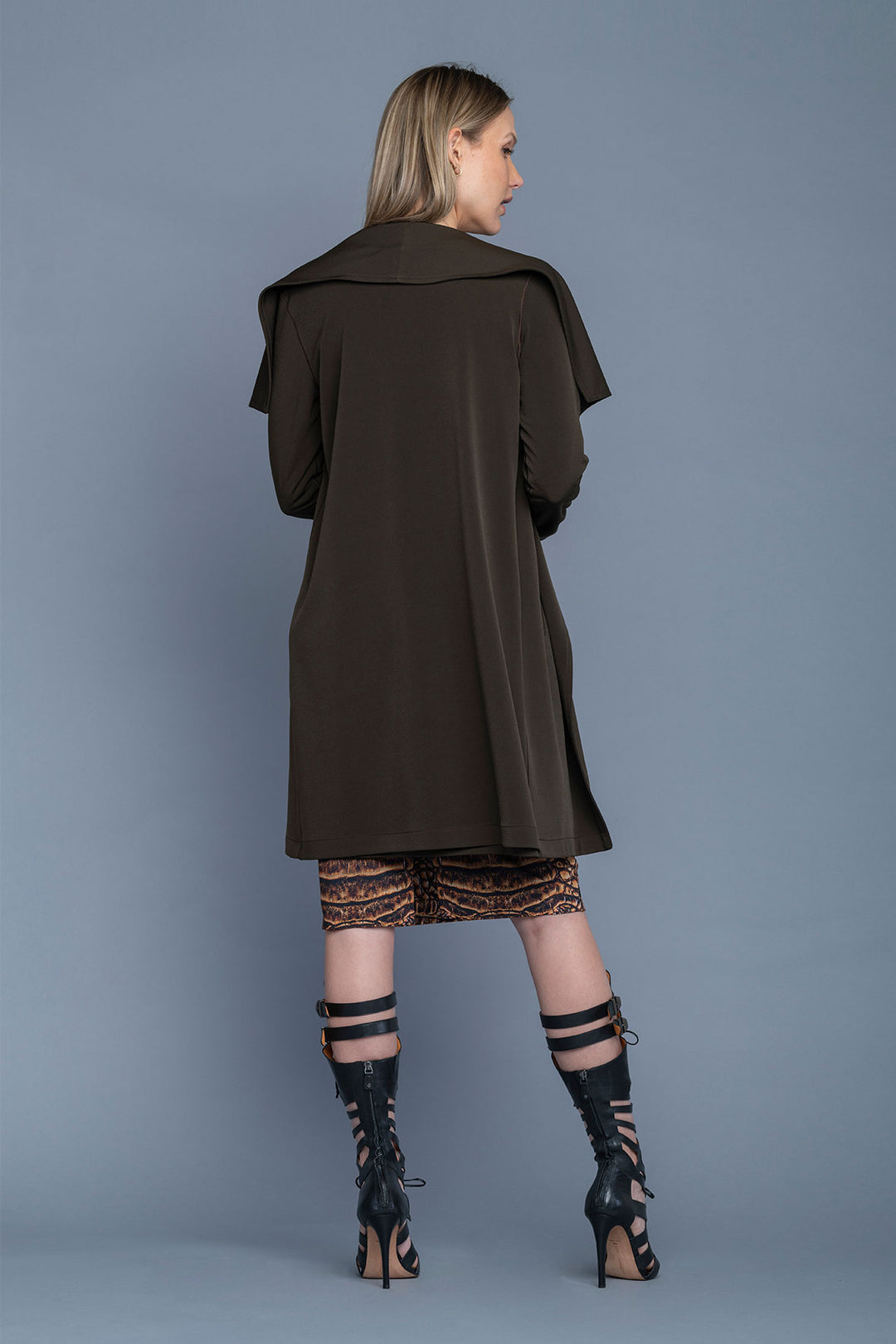 Wrap Collar Coat