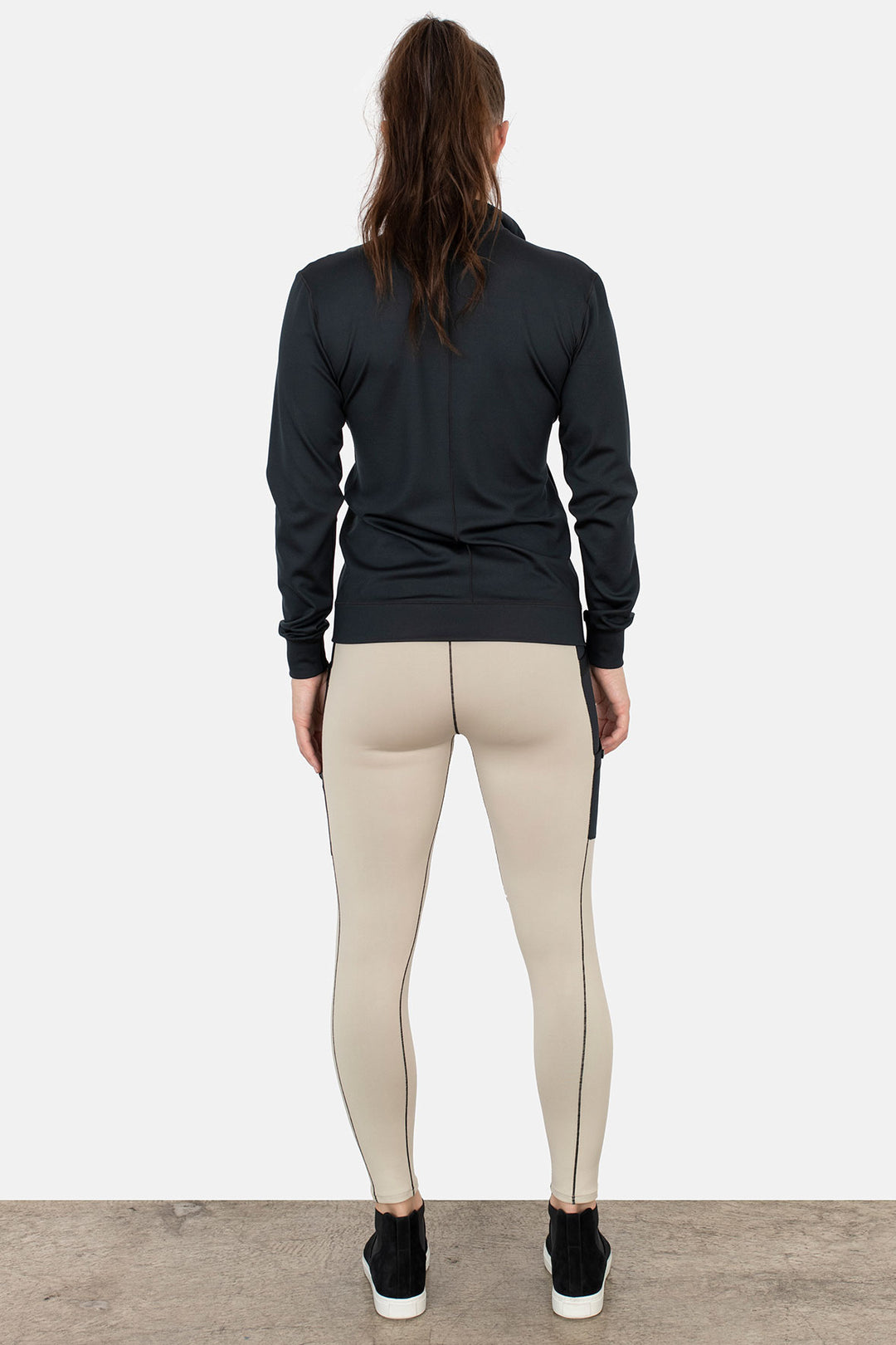 Mock Neck Zip Jacket