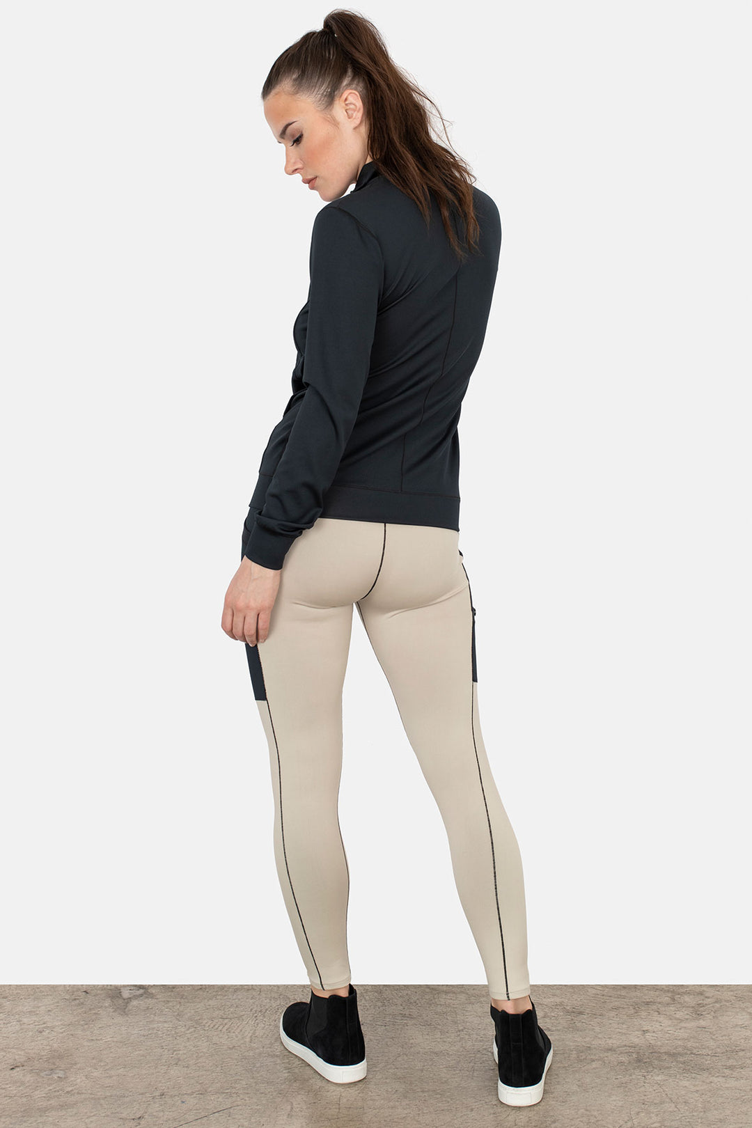 Mock Neck Zip Jacket