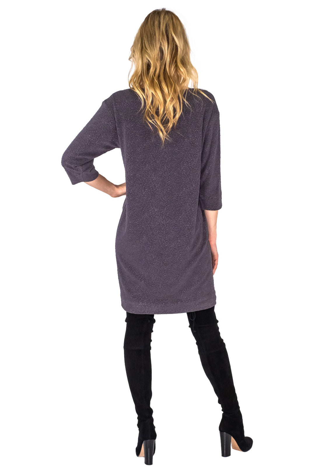 Pocket Zip Wedge Dress