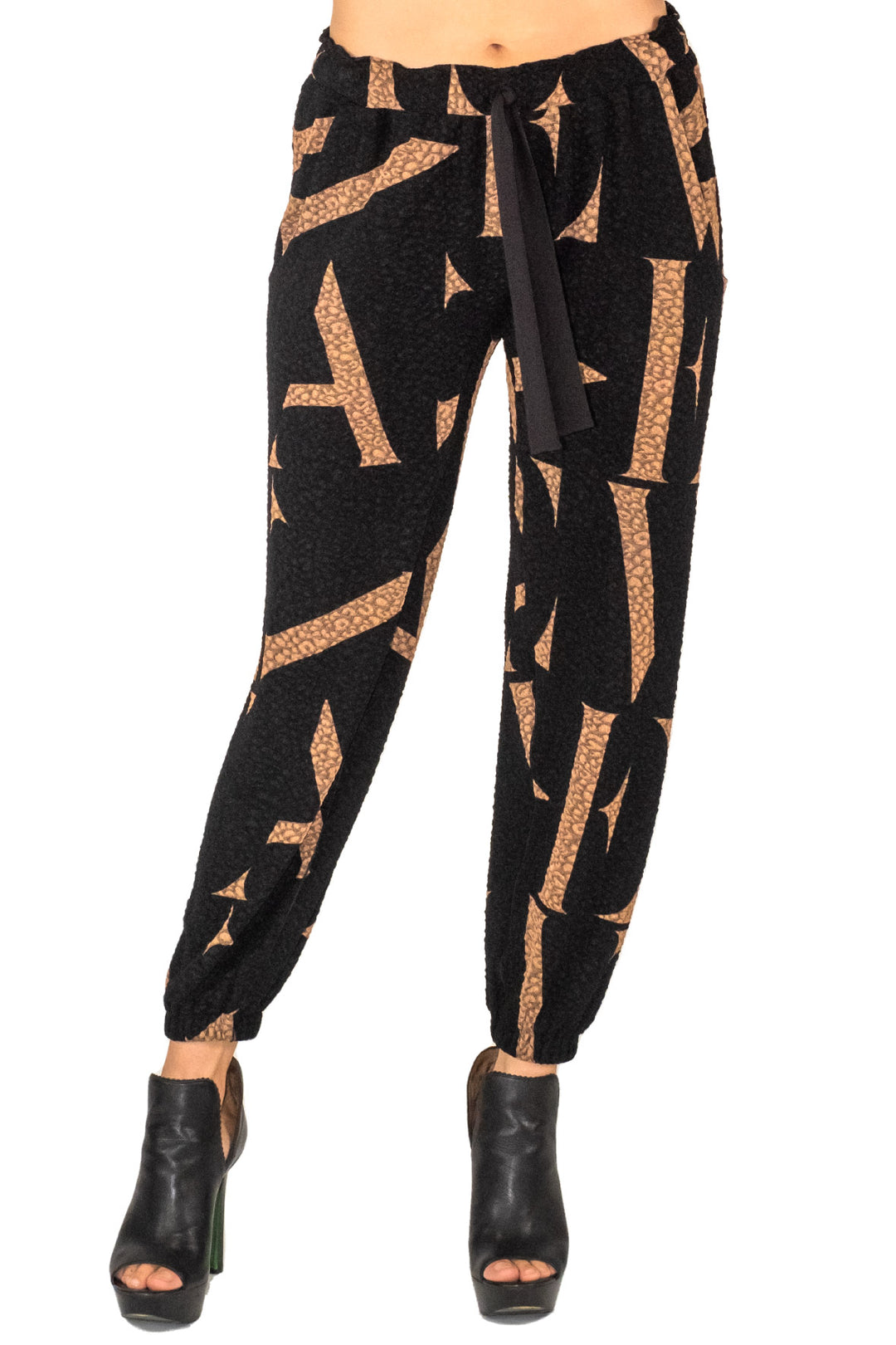 Pocket Tie Front Jogger