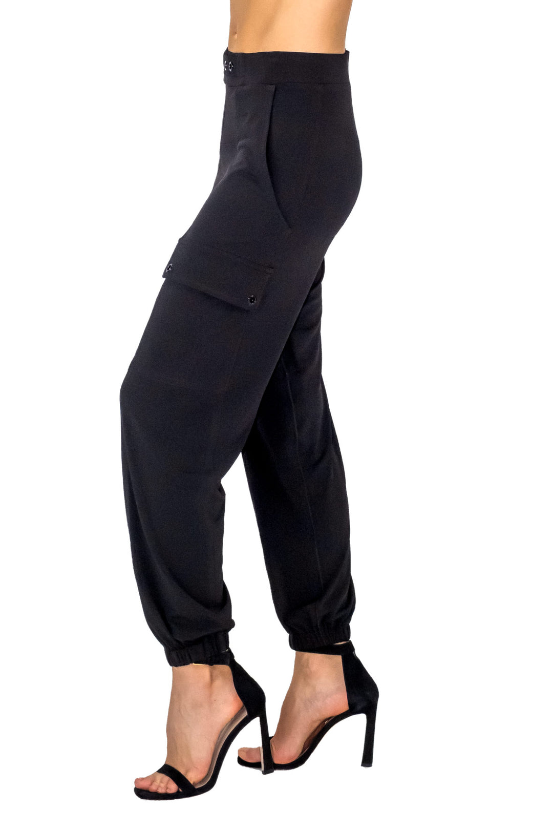 Side Pockets WB with Eyelets and String Pants
