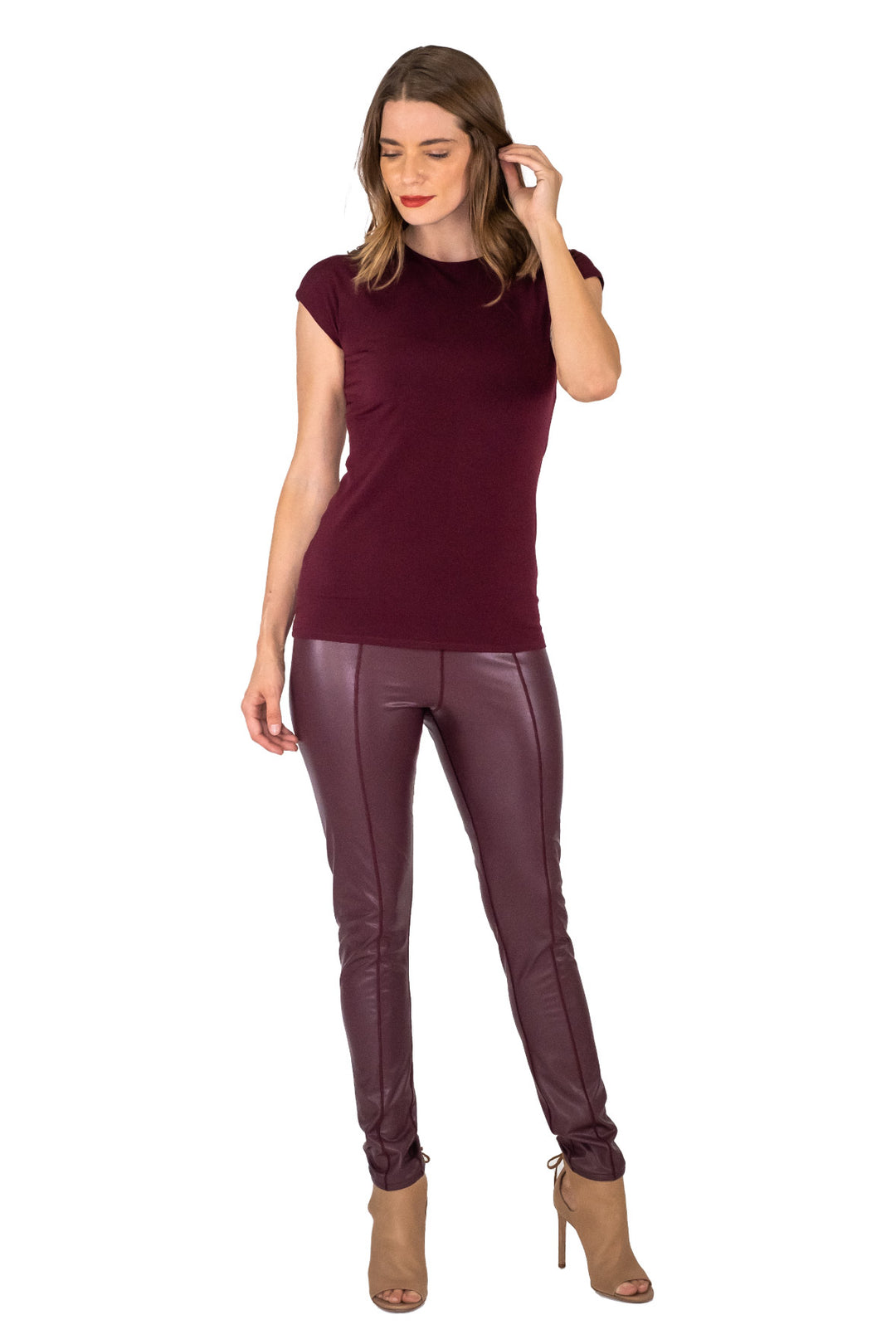 O.Lock Stitch Down Lined Leggings