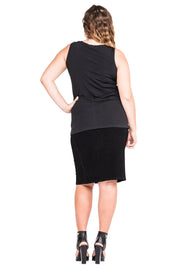 Plus Size EV Pencil Skirt