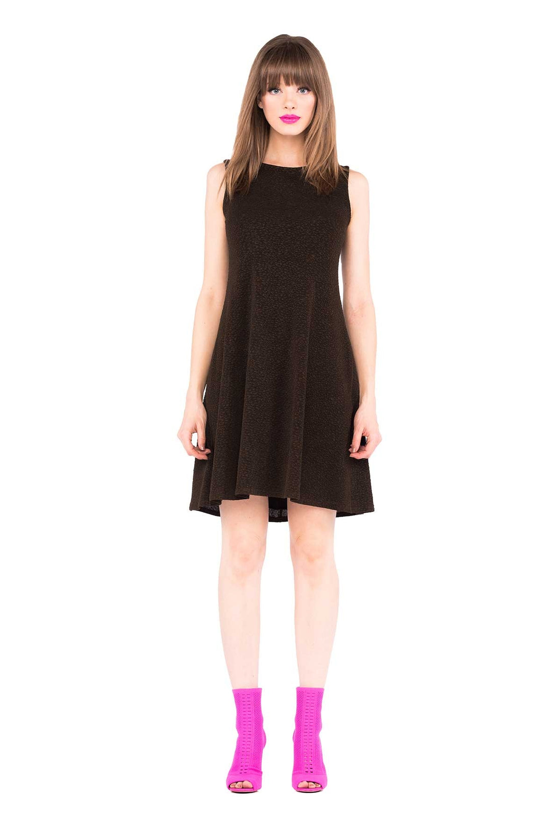 Cut In A Line Dress