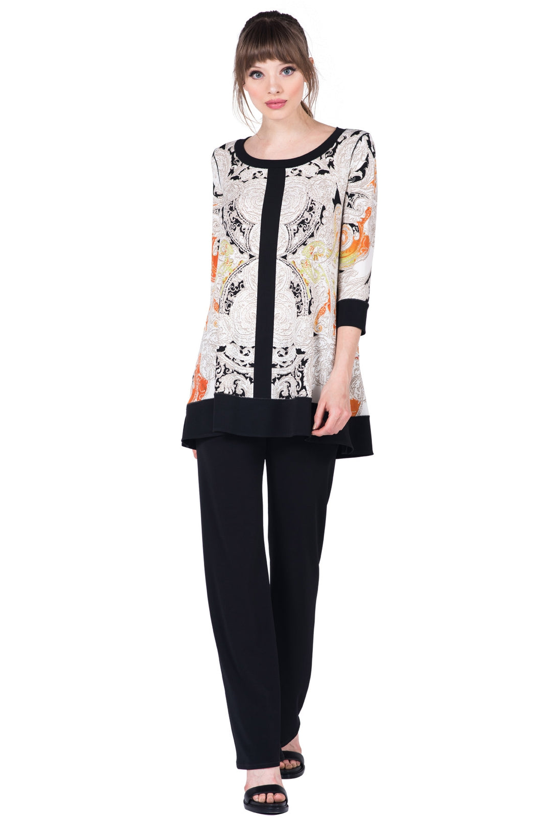 DBL Layered Elastic WB Straight Pants – EvaVarro