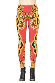 Double Waist Band Double Layered Long Leggings