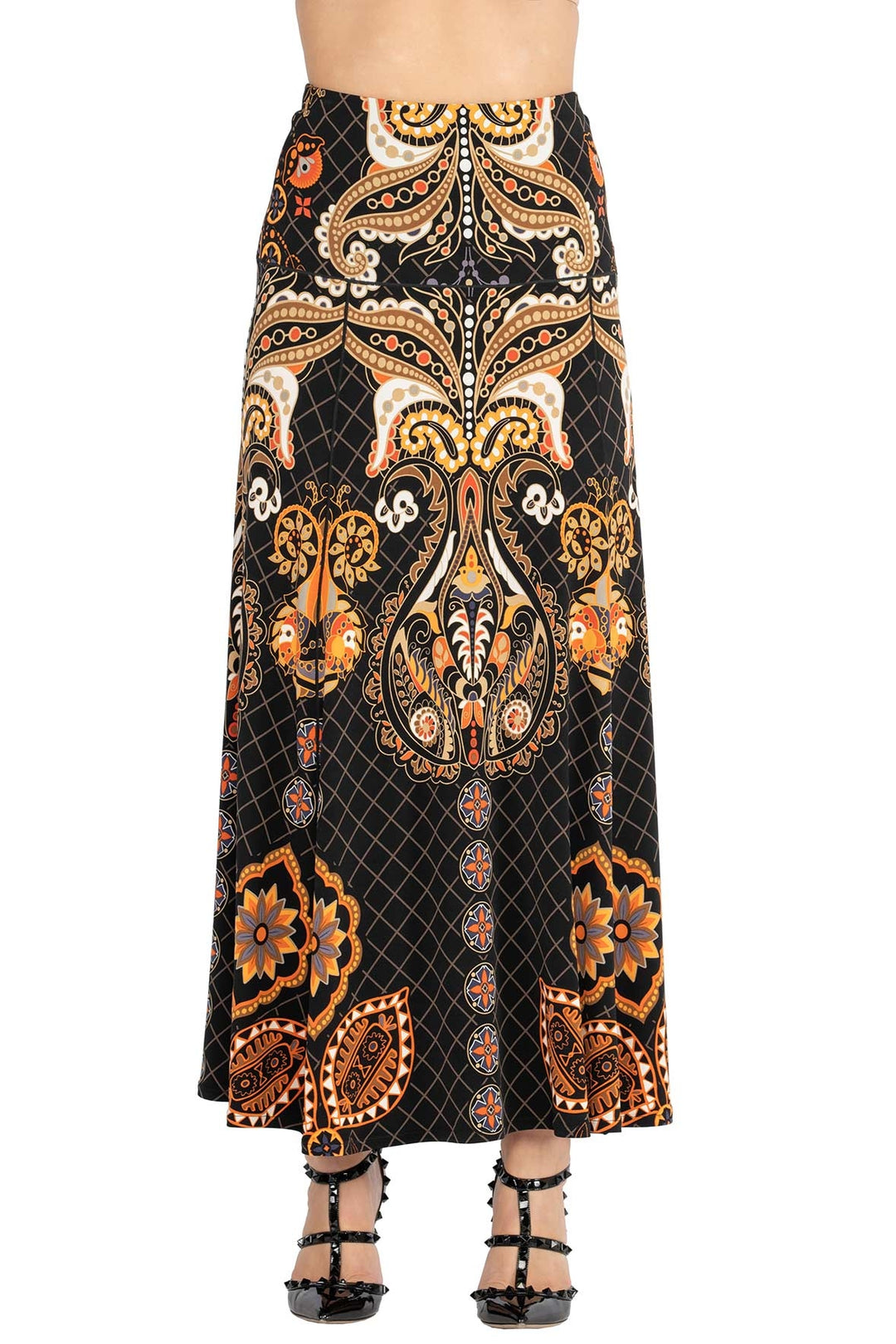 Double WB Side Panel Long Skirt