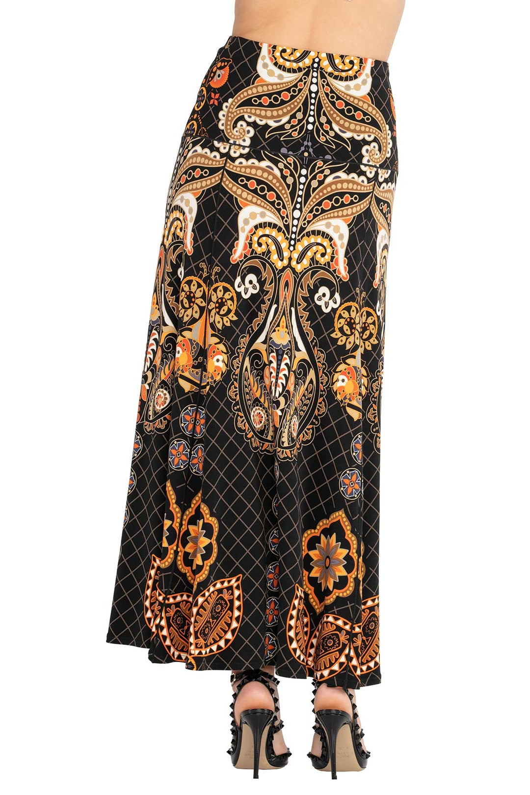 Double WB Side Panel Long Skirt